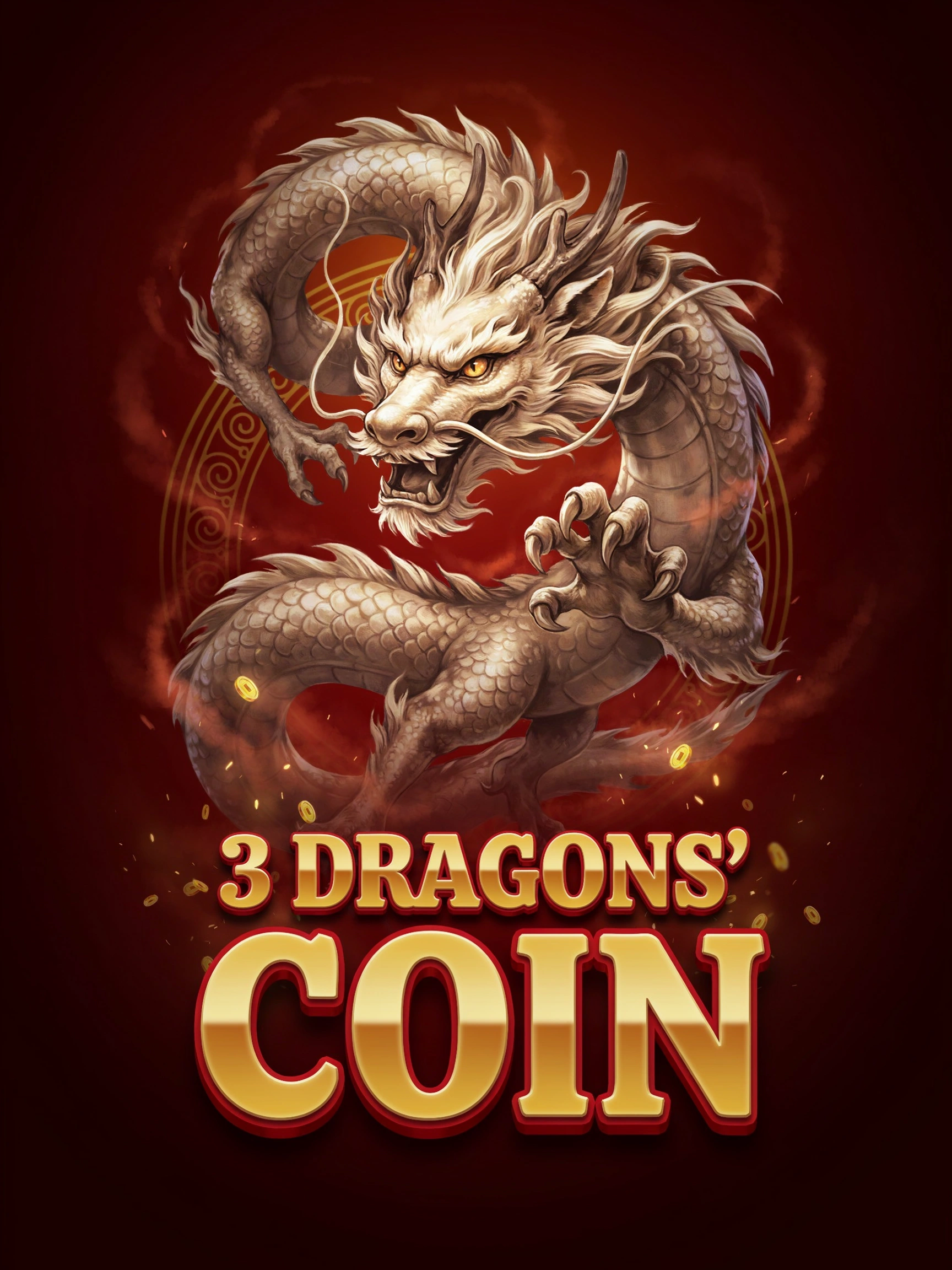 Game art for the 3 Dragons Coin pokie
